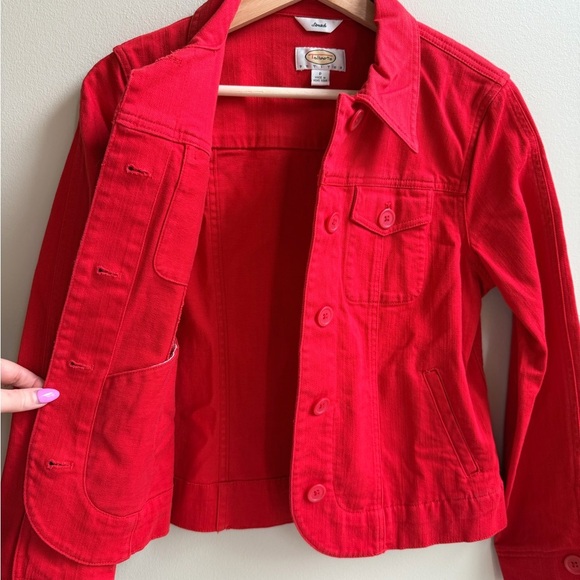 Talbots Vibrant Red Stretch Jacket - Picture 9 of 13